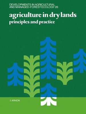 cover image of Agriculture in Dry Lands